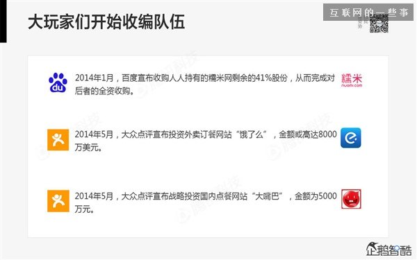 2014年互聯(lián)網(wǎng)跨界趨勢報告：融合與碰撞（多圖慎入）,互聯(lián)網(wǎng)的一些事