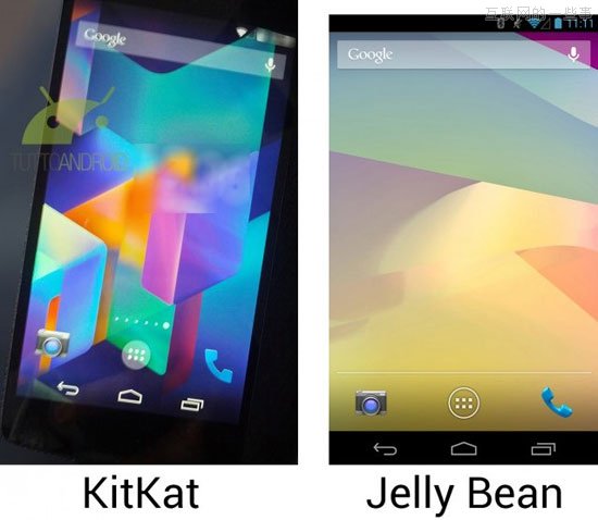 Android 4.4系統(tǒng)截圖曝光，黑色和藍(lán)色都不再是主色調(diào),互聯(lián)網(wǎng)的一些事