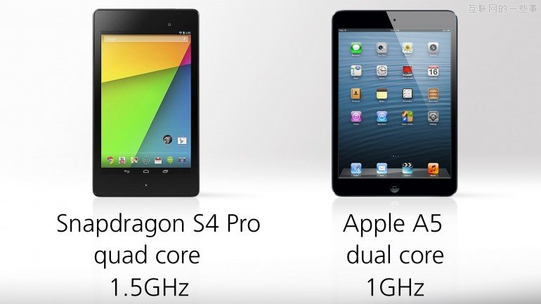 平板電腦對比：二代 Nexus 7 Vs. iPad mini,互聯(lián)網(wǎng)的一些事