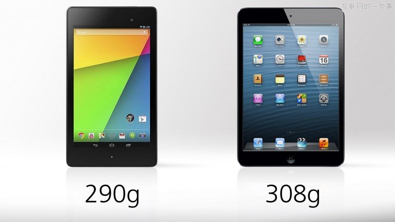 平板電腦對比：二代 Nexus 7 Vs. iPad mini,互聯(lián)網(wǎng)的一些事