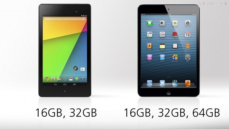 平板電腦對比：二代 Nexus 7 Vs. iPad mini,互聯(lián)網(wǎng)的一些事
