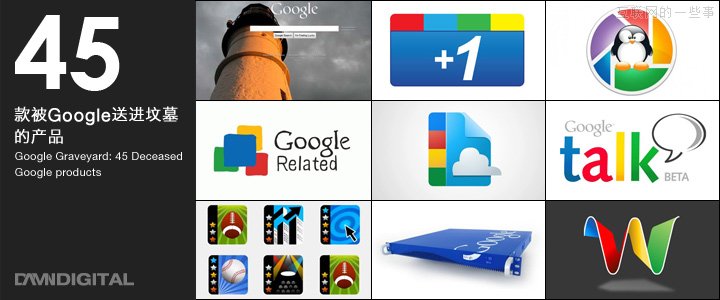 45款被Google送進(jìn)墳?zāi)沟漠a(chǎn)品,互聯(lián)網(wǎng)的一些事