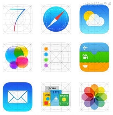前蘋果icon設計師對iOS 7圖標進行的改造,互聯網的一些事