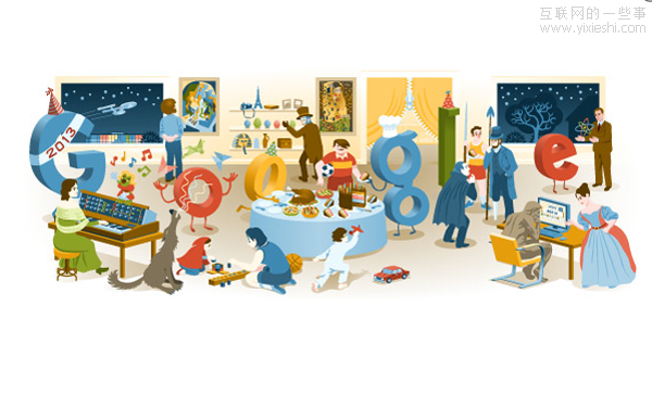 2012 年度 Google 涂鴉回顧,互聯(lián)網(wǎng)的一些事