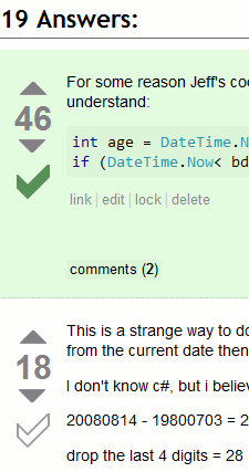 基于用戶投票的排名算法（三）：Stack Overflow,互聯(lián)網(wǎng)的一些事