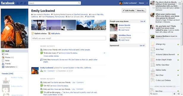 Facebook用戶主頁(yè)七年間的演化史,互聯(lián)網(wǎng)的一些事