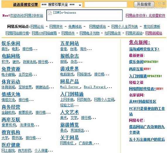 從網(wǎng)易首頁變化看互聯(lián)網(wǎng)15年變化,互聯(lián)網(wǎng)的一些事