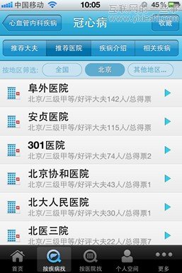 好大夫在線發(fā)布新版iPhone客戶端 加入LBS功能,互聯(lián)網(wǎng)的一些事